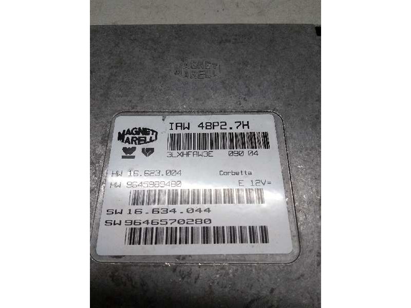 Recambio de centralita motor uce para citroen c2 x referencia OEM IAM IAW48P27H 9646570280 16634044 9645989480 16623004