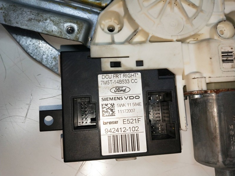 Recambio de elevalunas delantero derecho para ford focus berlina (cap) 2.0 tdci cat referencia OEM IAM 7M5T14B533CC 994812101 5P