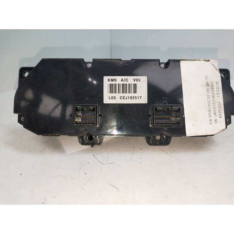 Recambio de mando calefaccion / aire acondicionado para kia sportage 2.0 cat referencia OEM IAM L05CEJ192517  