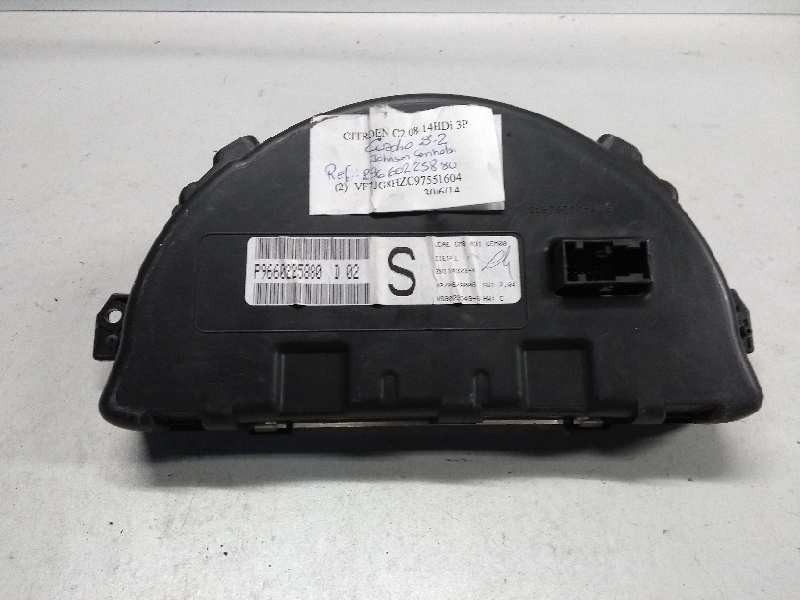Recambio de cuadro instrumentos para citroen c2 1.4 hdi referencia OEM IAM P9660225880 D02 S 281149734