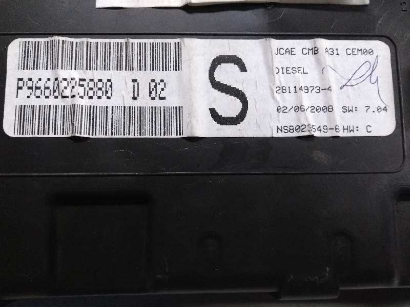 Recambio de cuadro instrumentos para citroen c2 1.4 hdi referencia OEM IAM P9660225880 D02 S 281149734