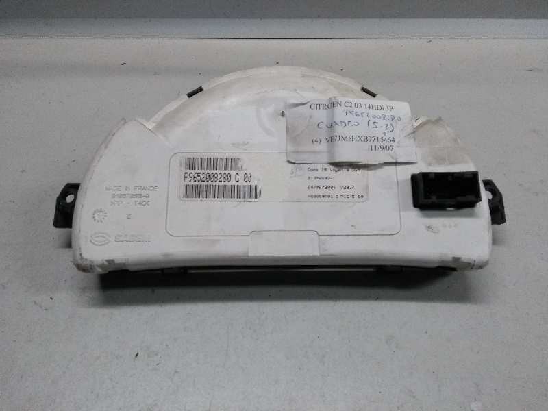 Recambio de cuadro instrumentos para citroen c2 1.4 hdi referencia OEM IAM P9652008280 G00 216755971 Recambio de cuadro instrumentos para citroen c2 1.4 hdi referencia OEM IAM P9652008280 G00 216755971