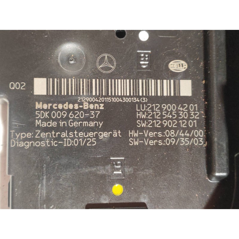 Recambio de caja reles / fusibles para mercedes clase e (w212) familiar 250 cdi blueefficiency (212.203) referencia OEM IAM 2129