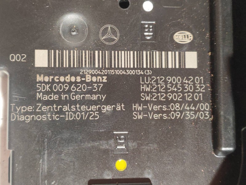 Recambio de caja reles / fusibles para mercedes clase e (w212) familiar 250 cdi blueefficiency (212.203) referencia OEM IAM 2129