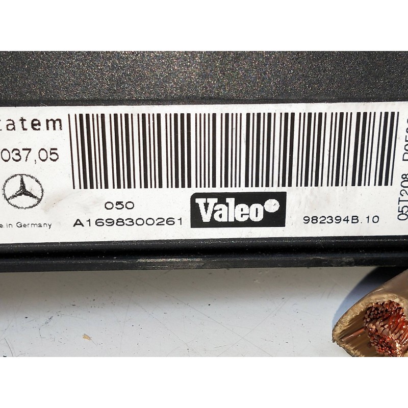 Recambio de resistencia calefaccion para mercedes clase b (w245) 2.0 cdi cat referencia OEM IAM A1698300261 982394B10 