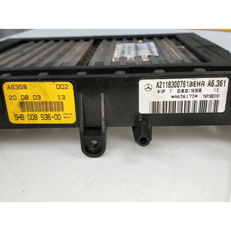 Recambio de resistencia calefaccion para mercedes clase e (w211) berlina 2.2 cdi cat referencia OEM IAM A2118300761 5HB00853600 