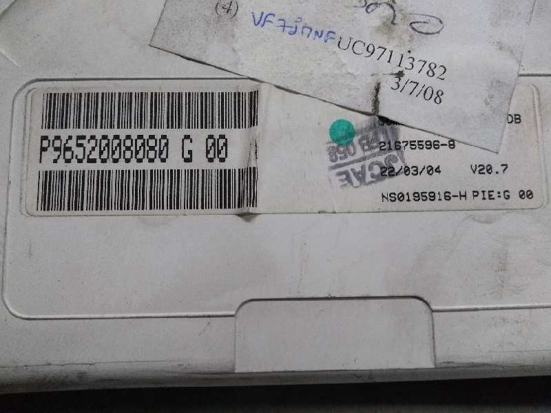 Recambio de cuadro instrumentos para citroen c2 1.6 16v cat (nfu / tu5jp4) referencia OEM IAM P9652008080 G00 216755968