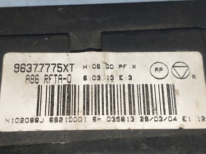 Recambio de mando calefaccion / aire acondicionado para citroen c2 1.6 16v cat (nfu / tu5jp4) referencia OEM IAM 96377775XT  