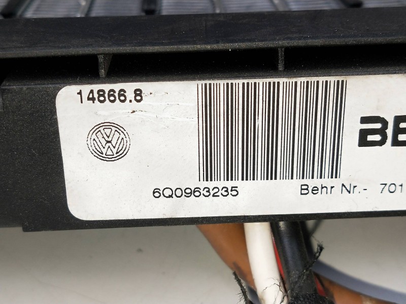 Recambio de resistencia calefaccion para skoda fabia (6y2/6y3) 1.9 tdi referencia OEM IAM 6Q0963235  