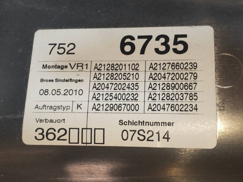 Recambio de elevalunas delantero derecho para mercedes clase e (w212) familiar 250 cdi blueefficiency (212.203) referencia OEM I