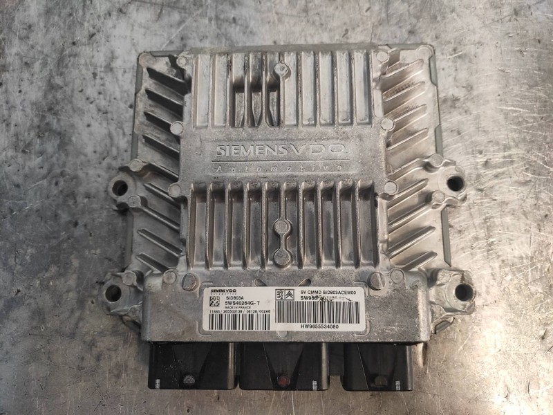 Recambio de centralita motor uce para peugeot 407 sw st confort referencia OEM IAM 5WS40264GT SW9663007980 HW9655534080 SID803A