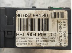 Recambio de caja reles / fusibles para citroen c4 berlina exclusive referencia OEM IAM 9663798480 BSI2004P0800 S01C5P340P 2