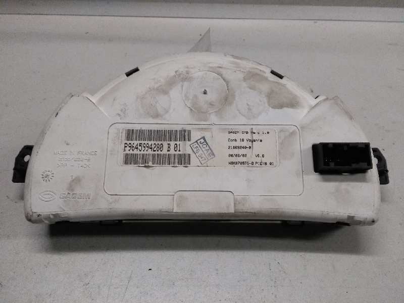 Recambio de cuadro instrumentos para citroen c3 1.4 hdi sx referencia OEM IAM P9645994280 B01 216692400 Recambio de cuadro instrumentos para citroen c3 1.4 hdi sx referencia OEM IAM P9645994280 B01 216692400