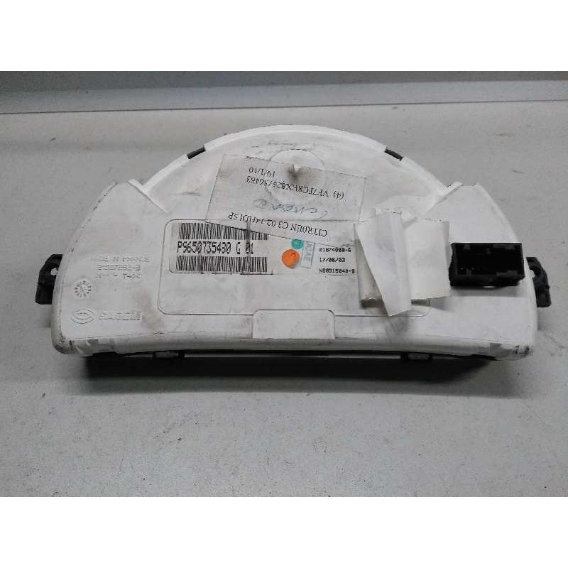 Recambio de cuadro instrumentos para citroen c3 1.4 hdi sx plus referencia OEM IAM P9650735480 G01 216740686 Recambio de cuadro instrumentos para citroen c3 1.4 hdi sx plus referencia OEM IAM P9650735480 G01 216740686