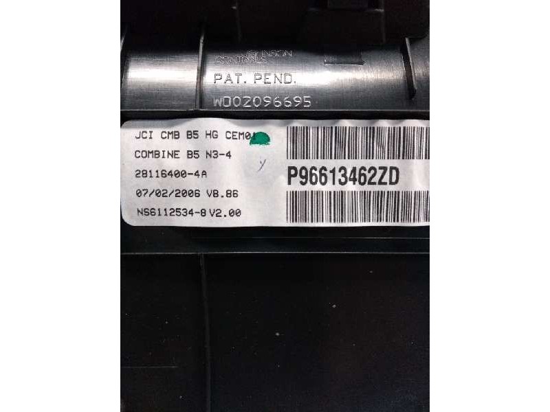 Recambio de cuadro instrumentos para citroen c4 berlina 1.6 hdi cat (9hy / dv6ted4) referencia OEM IAM P96613462ZD 281164004A 28