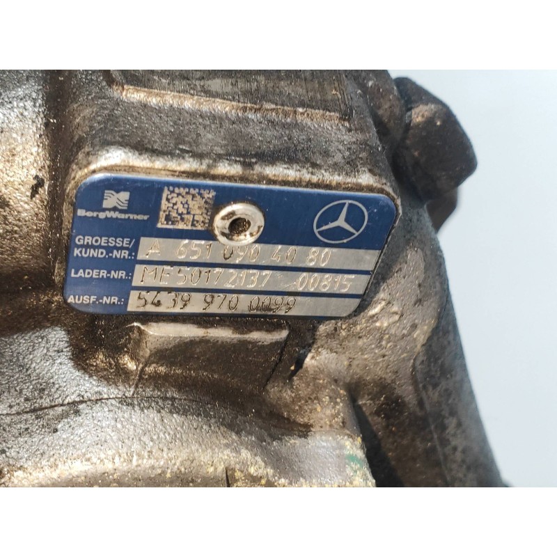 Recambio de turbocompresor para mercedes clase e (w212) familiar 250 cdi blueefficiency (212.203) referencia OEM IAM A6510904980