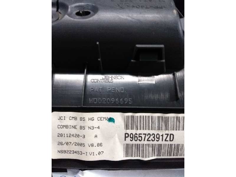 Recambio de cuadro instrumentos para citroen c4 berlina sx referencia OEM IAM P96572391ZD 281124203A 281123579