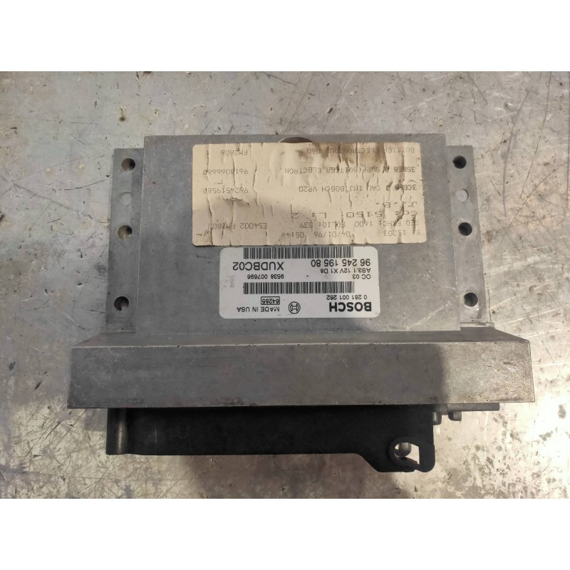 Recambio de centralita motor uce para peugeot 406 berlina (s1/s2) sldt referencia OEM IAM 0281001262 9624519580 BOSCH
