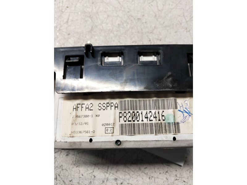 Recambio de pantalla multifuncion para renault scenic rx4 (ja0) 1.9 dci referencia OEM IAM P8200142416  