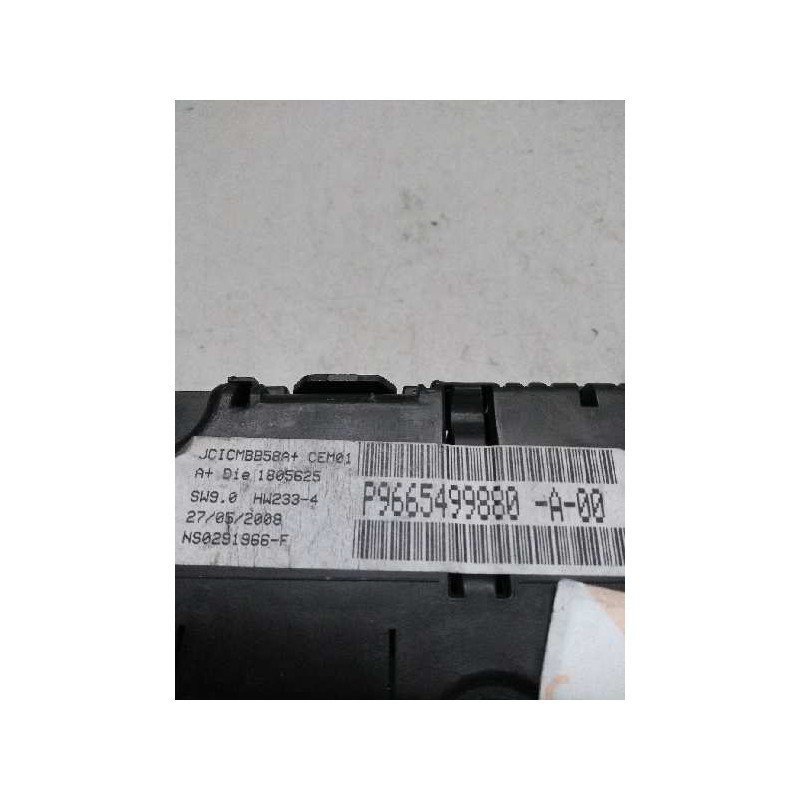 Recambio de cuadro instrumentos para citroen c4 picasso 1.6 16v hdi fap referencia OEM IAM P9665499880 A00 1805625