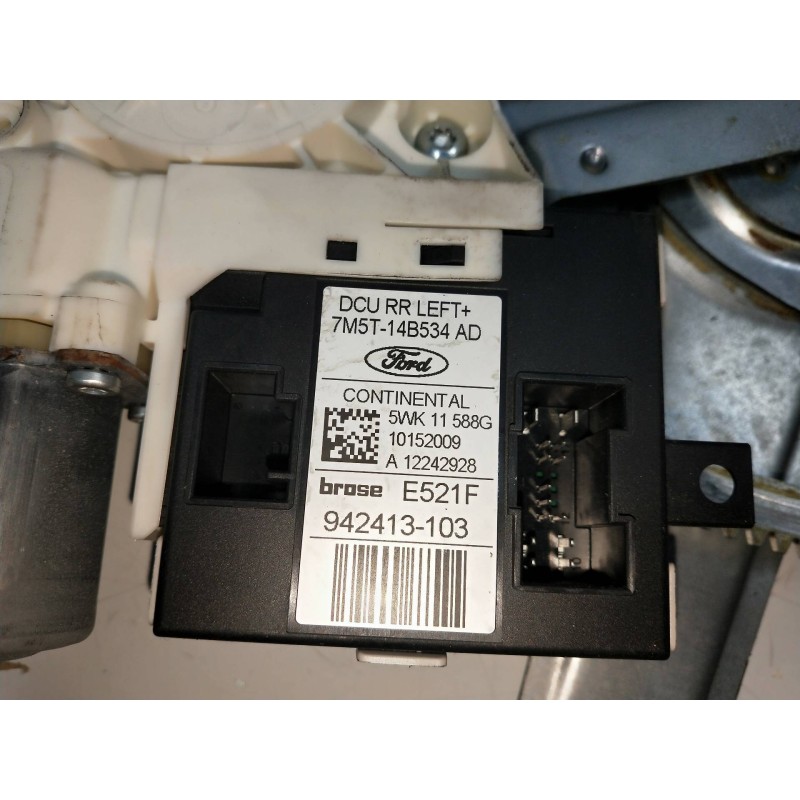 Recambio de elevalunas trasero izquierdo para ford focus berlina (cap) 1.6 tdci cat referencia OEM IAM 7M5T14B534AD 994813101 4P