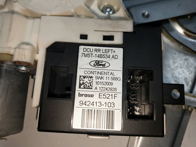 Recambio de elevalunas trasero izquierdo para ford focus berlina (cap) 1.6 tdci cat referencia OEM IAM 7M5T14B534AD 994813101 4P