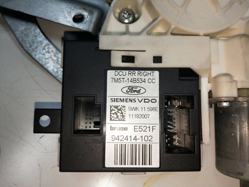 Recambio de elevalunas trasero derecho para ford focus berlina (cap) 2.0 tdci cat referencia OEM IAM 7M5T14B534CC 994814101 5P
