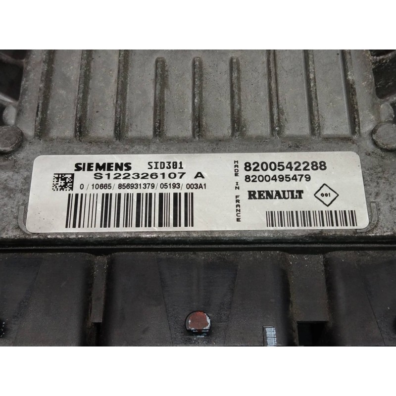 Recambio de centralita motor uce para renault clio iii 1.5 dci diesel referencia OEM IAM S122326107A 8200542288 8200495479 SID30