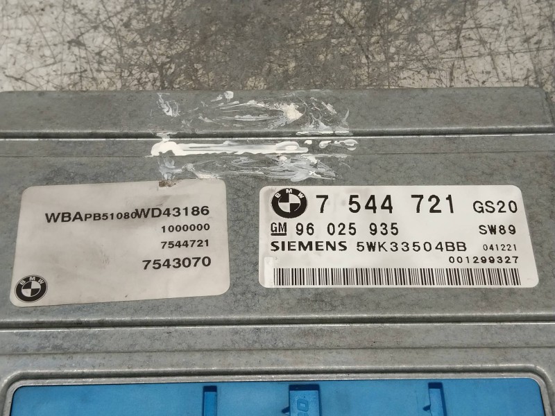 Recambio de centralita cambio automatico para bmw x3 (e83) 3.0d referencia OEM IAM 5WK33504BB 7544721 96025935