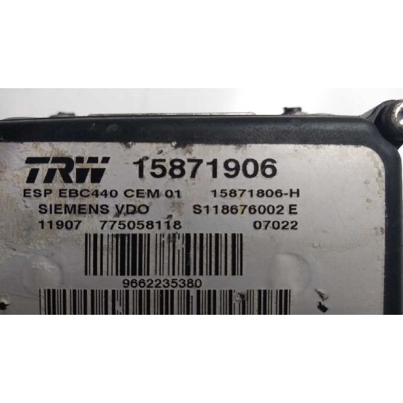 Recambio de abs para citroen c6 2.7 v6 hdi fap cat (uhz / dt17ted4) referencia OEM IAM 15871906  