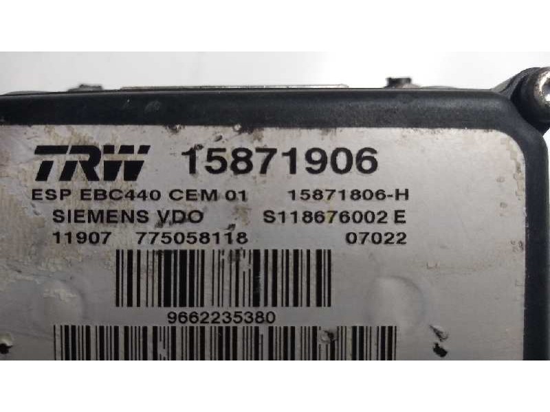 Recambio de abs para citroen c6 2.7 v6 hdi fap cat (uhz / dt17ted4) referencia OEM IAM 15871906  