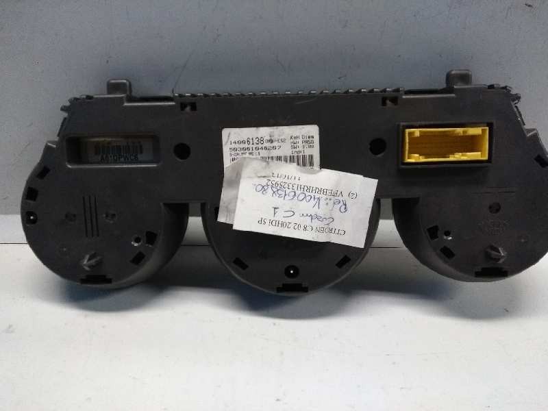 Recambio de cuadro instrumentos para citroen c8 2.0 hdi fap cat (rhr / dw10bted4) referencia OEM IAM 1400613880 E02 503001040207