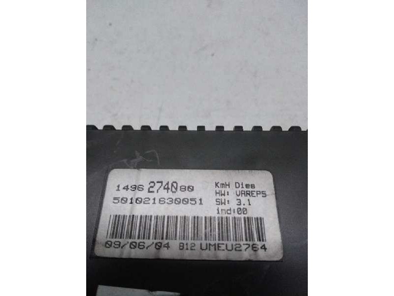 Recambio de cuadro instrumentos para citroen c8 2.0 hdi fap cat referencia OEM IAM 1496274080 501021630051 