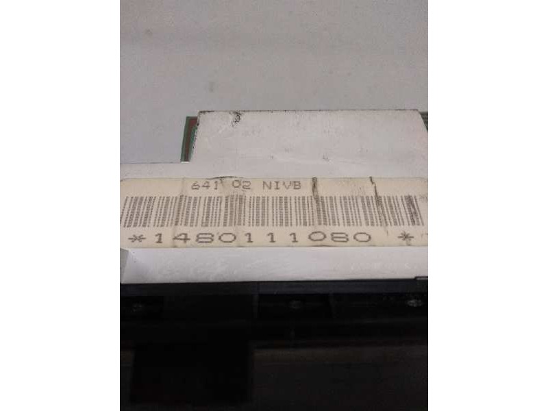 Recambio de cuadro instrumentos para citroen jumpy 1.9 diesel referencia OEM IAM 1480111080 09036419902  Recambio de cuadro instrumentos para citroen jumpy 1.9 diesel referencia OEM IAM 1480111080 09036419902