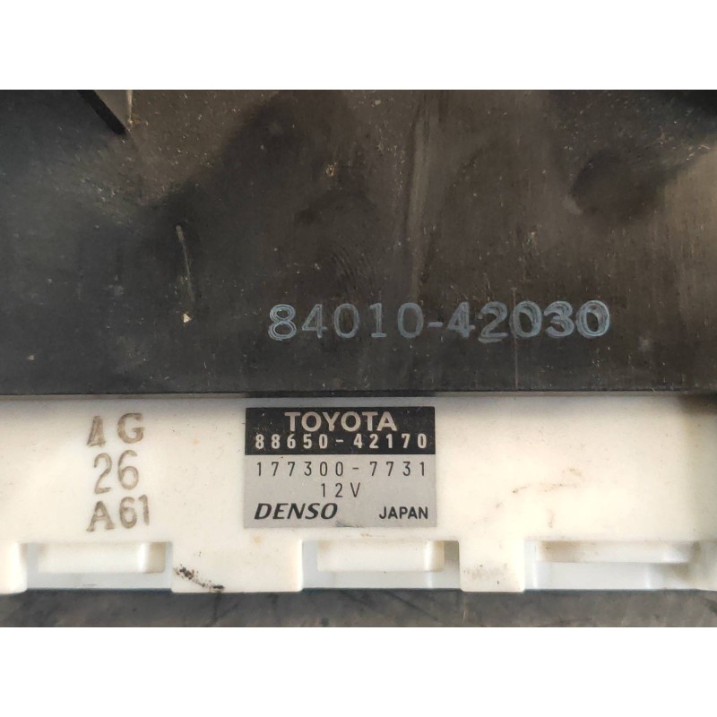 Recambio de mando calefaccion / aire acondicionado para toyota rav 4 (a2) 2.0 d-4d executive 4x4 (2003) referencia OEM IAM 88650