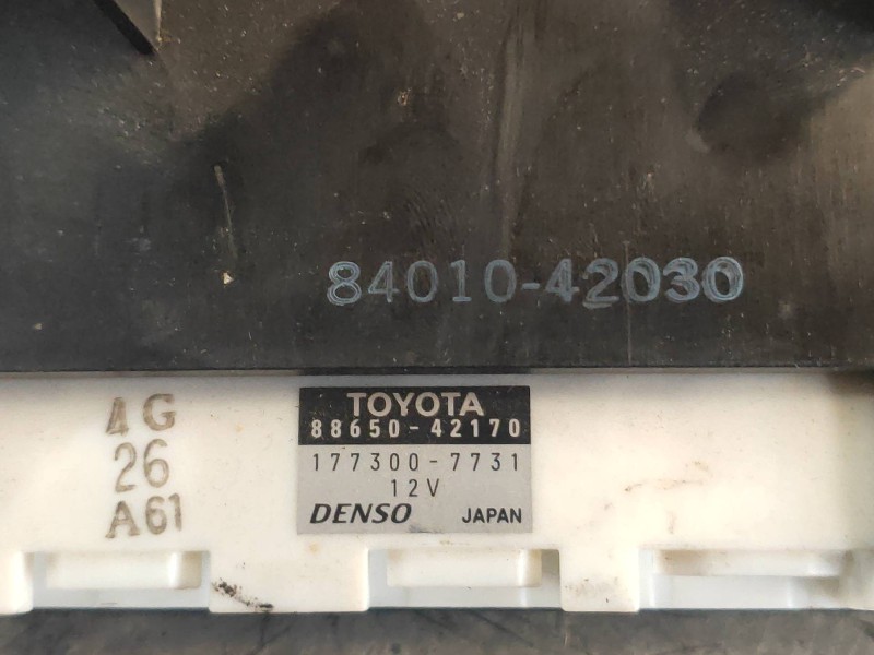 Recambio de mando calefaccion / aire acondicionado para toyota rav 4 (a2) 2.0 d-4d executive 4x4 (2003) referencia OEM IAM 88650