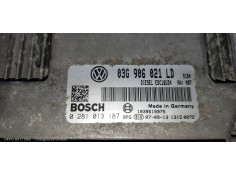 Recambio de centralita motor uce para skoda octavia berlina (1z3) elegance referencia OEM IAM 0281013187 03G906021LD  2