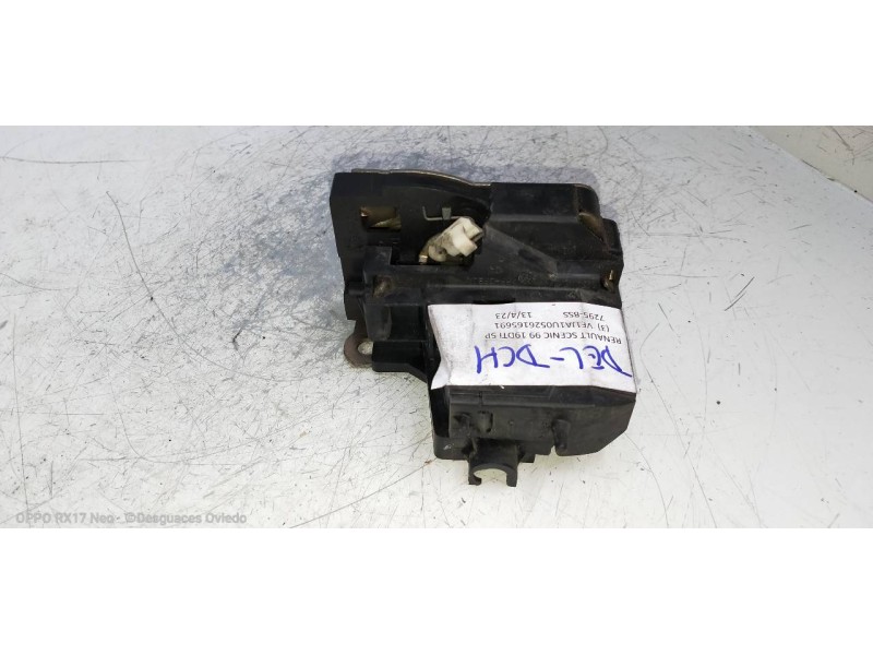 Recambio de motor cierre centralizado delantero derecho para renault scenic (ja..) 1.9 dci authentique referencia OEM IAM   