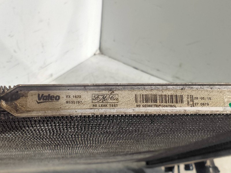 Recambio de radiador agua para ford transit courier ambiente referencia OEM IAM M135197  1768105 VALEO