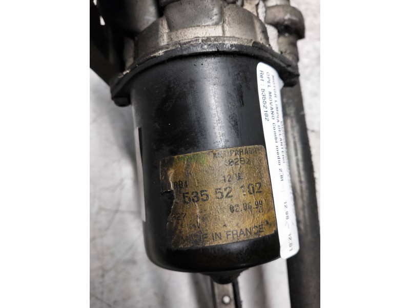 Recambio de motor limpia delantero para opel movano combi medio 2.8t referencia OEM IAM 53552102  