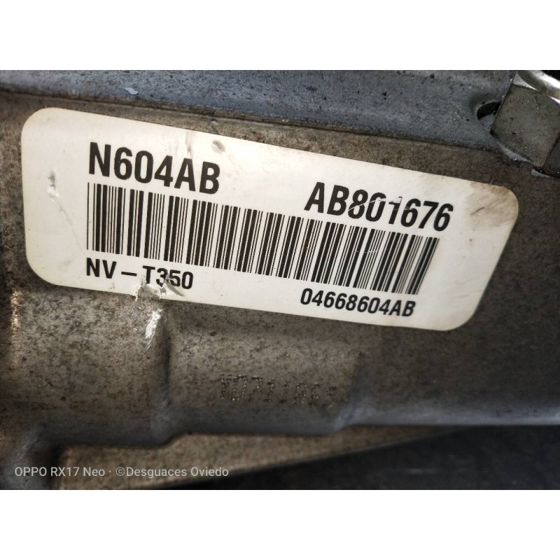 Recambio de caja cambios para chrysler neon (pl) 2.0 16v cat referencia OEM IAM N604AB AB8016776 NVT350