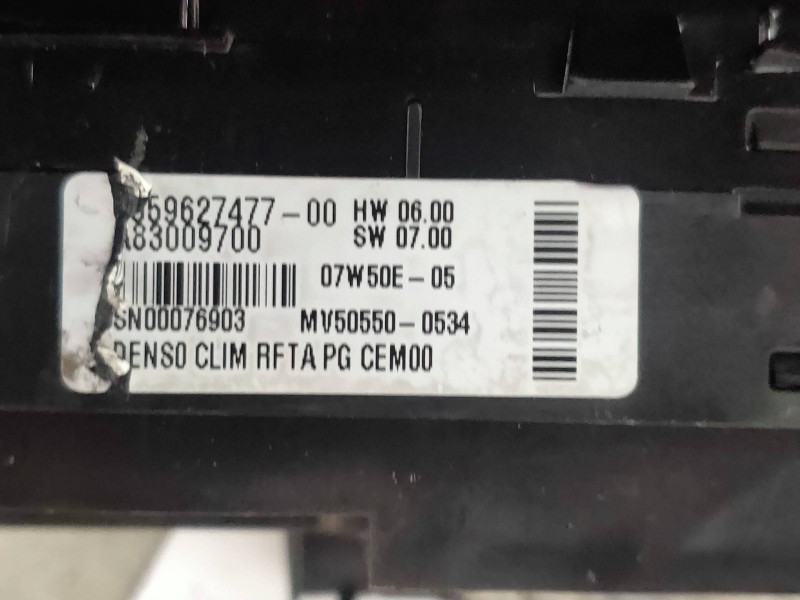 Recambio de mando calefaccion / aire acondicionado para citroen c4 picasso exclusive referencia OEM IAM 9659627477  IZQUIERDO