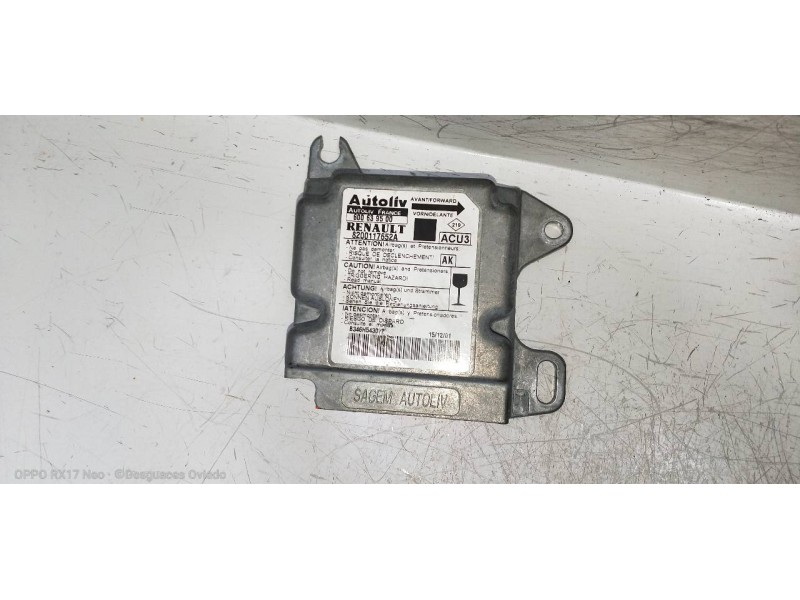 Recambio de kit airbag para renault scenic (ja..) 1.9 dci authentique referencia OEM IAM   