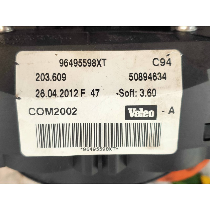 Recambio de mando luces para citroen c3 pluriel 1.6 16v sensodrive referencia OEM IAM 96495598XT 50894634 