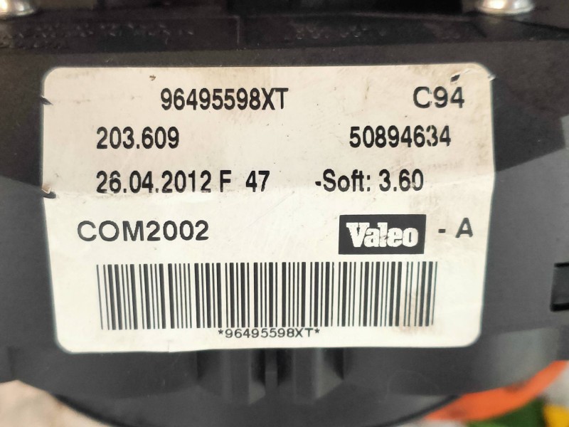 Recambio de mando luces para citroen c3 pluriel 1.6 16v sensodrive referencia OEM IAM 96495598XT 50894634 