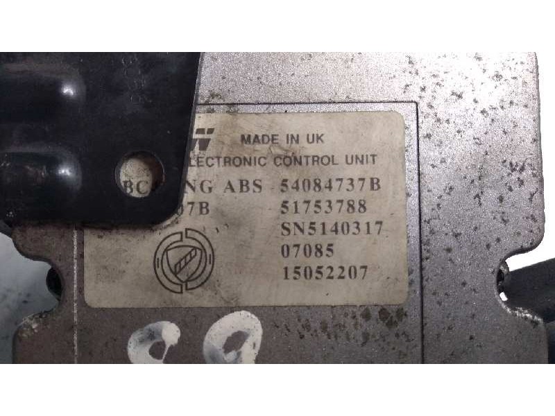 Recambio de abs para fiat croma (194) 1.9 8v jtd cat (939a1000 / 192a8000) referencia OEM IAM 54084737B 51753788 15052207