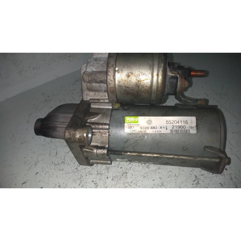 Recambio de motor arranque para fiat grande punto (199) 1.3 16v multijet dynamic (66kw) referencia OEM IAM 55204116 VALEO 