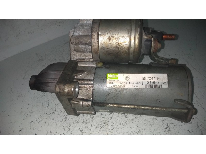 Recambio de motor arranque para fiat grande punto (199) 1.3 16v multijet dynamic (66kw) referencia OEM IAM 55204116 VALEO 