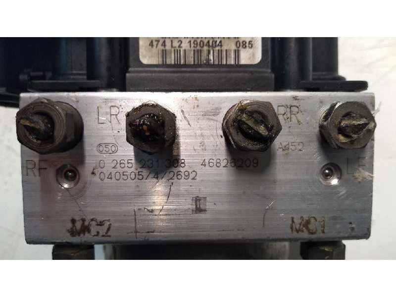 Recambio de abs para fiat idea (135) 1.9 jtd cat referencia OEM IAM 0265231308 0265800304 46826209