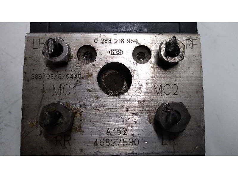 Recambio de abs para fiat multipla (186) 1.6 16v elx / 100 16v elx referencia OEM IAM 0265216959 0273004684 46837590